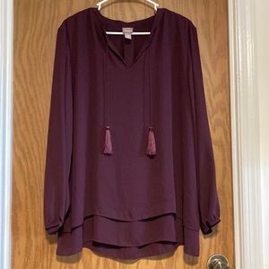 Chico’s chiffon blouse